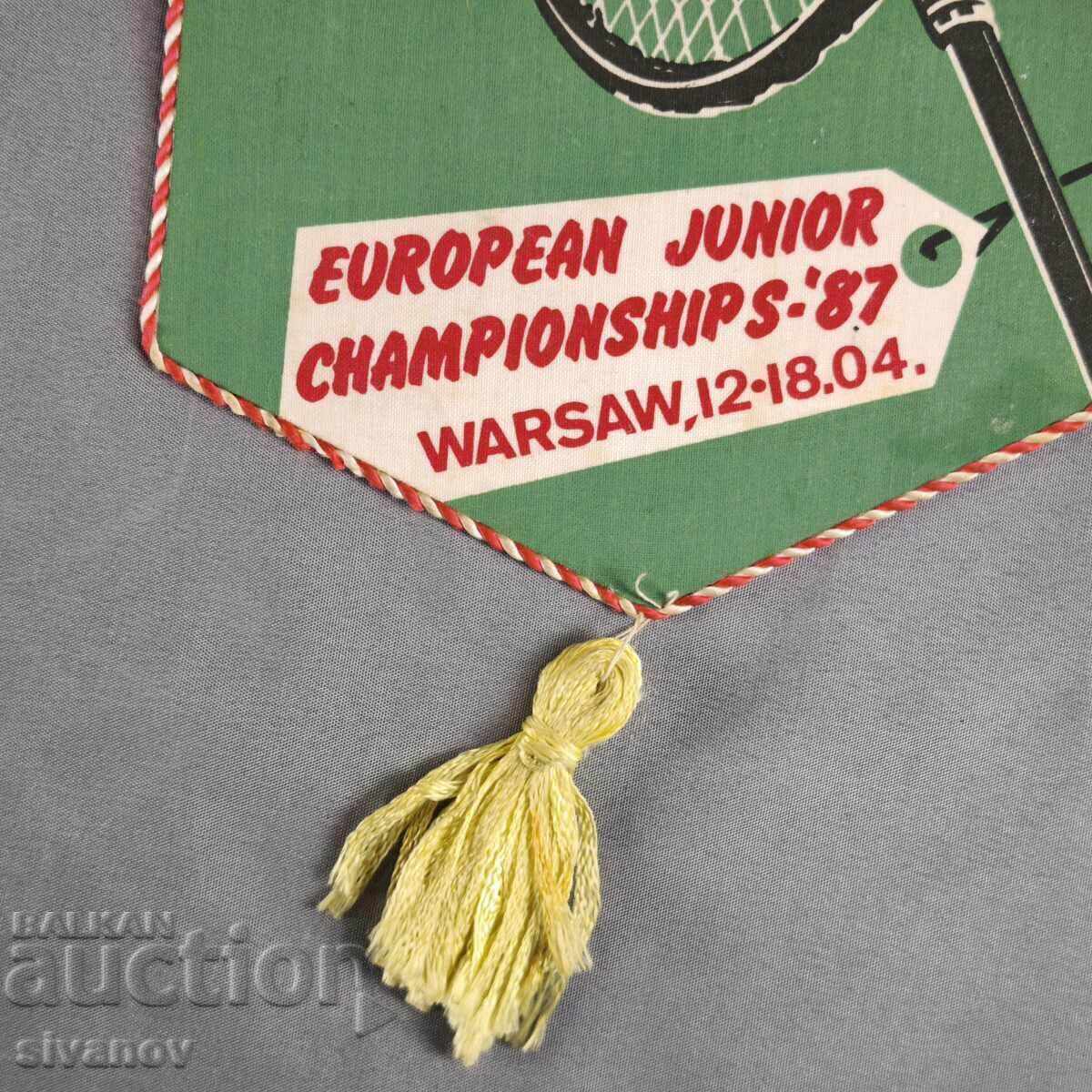 Σημαία από το 1987 για τα 20 χρόνια του πολωνικού μπάντμιντον #6371 - 5