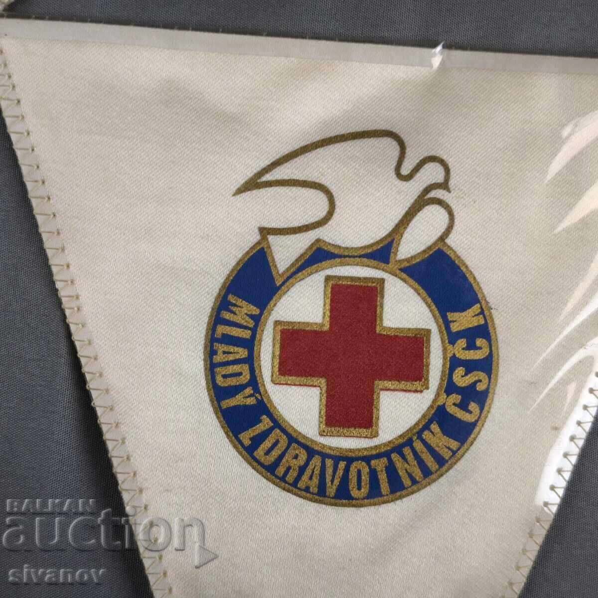 Флаг знаме на млад медик на Чехословашкия червен кръст #6372 с цена € 4.99 | 9.76 лв. Флаг знаме на млад медик на Чехословашкия червен кръст #6372 с цена € 4.99 | 9.76 лв.