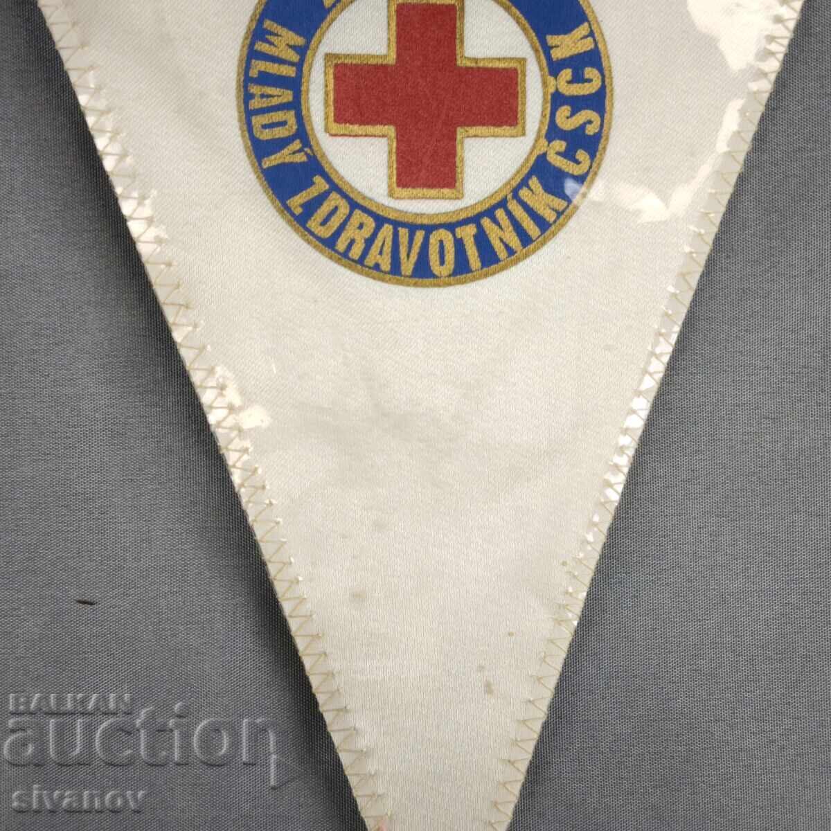 Доставка на Флаг знаме на млад медик на Чехословашкия червен кръст #6372 Доставка на Флаг знаме на млад медик на Чехословашкия червен кръст #6372