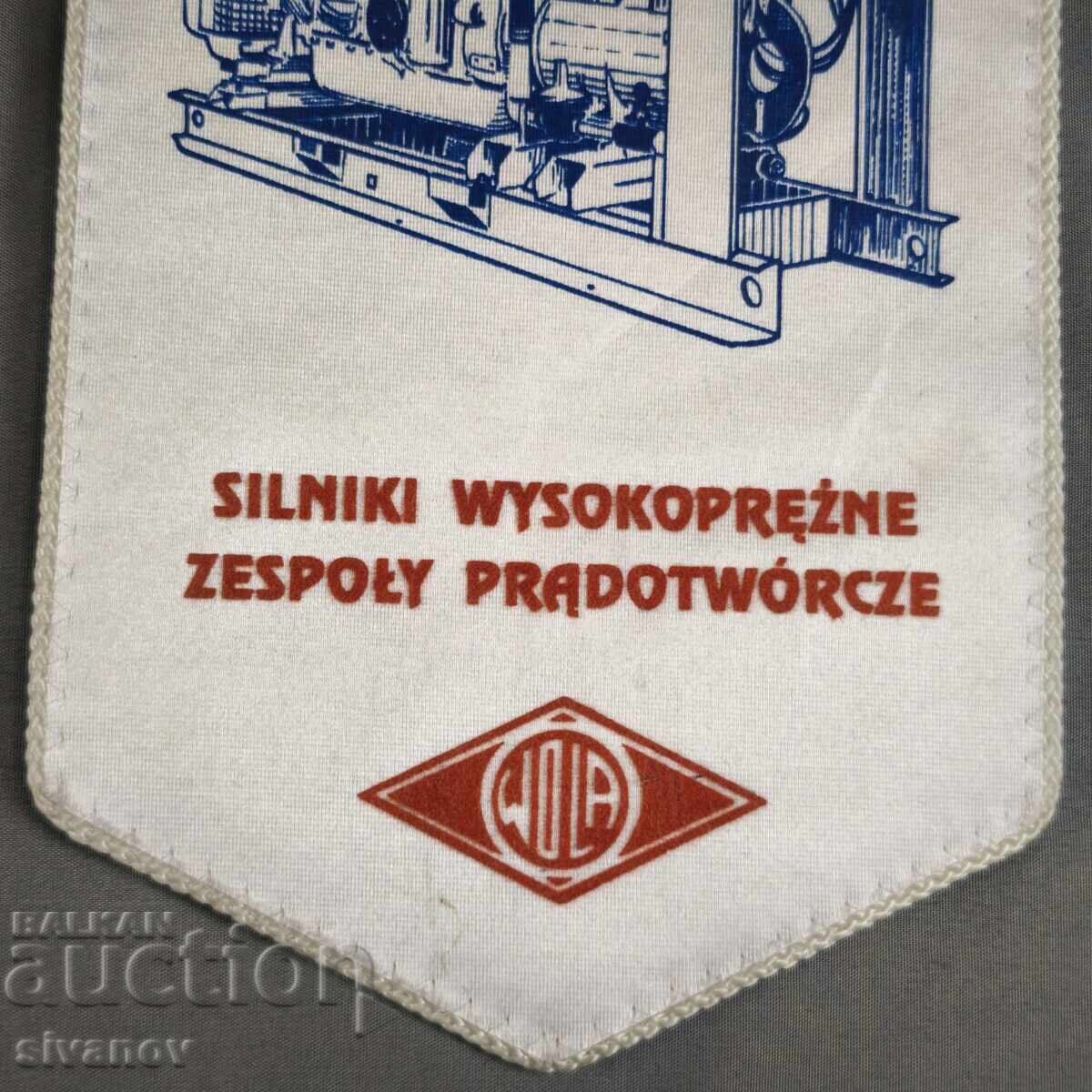 Drapel steag PZL WOLA polski zavod za dizelovi dvigateli #6374 cu preț € 4.99 | 9.76 BGN