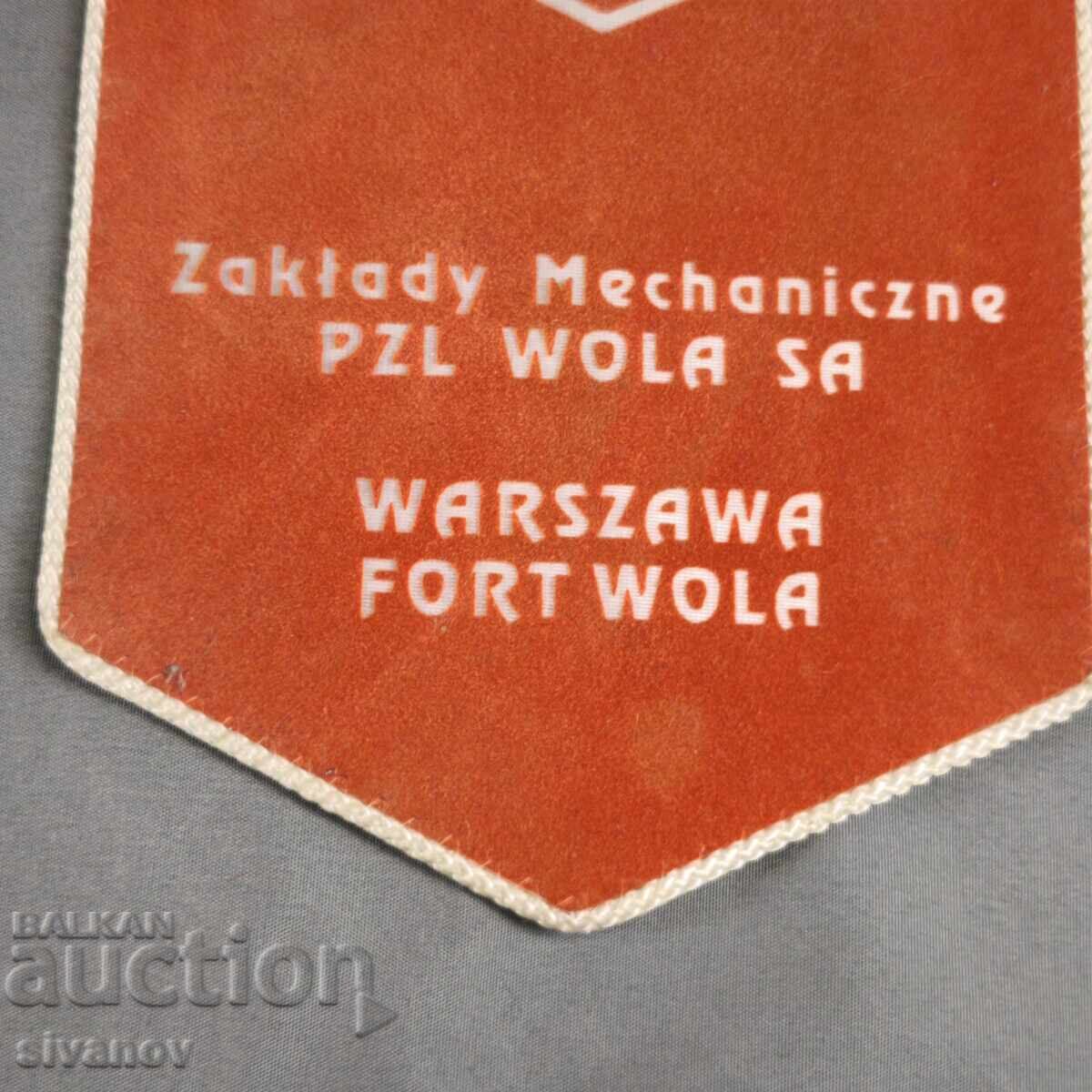 Drapel steag PZL WOLA polski zavod za dizelovi dvigateli #6374 - 5