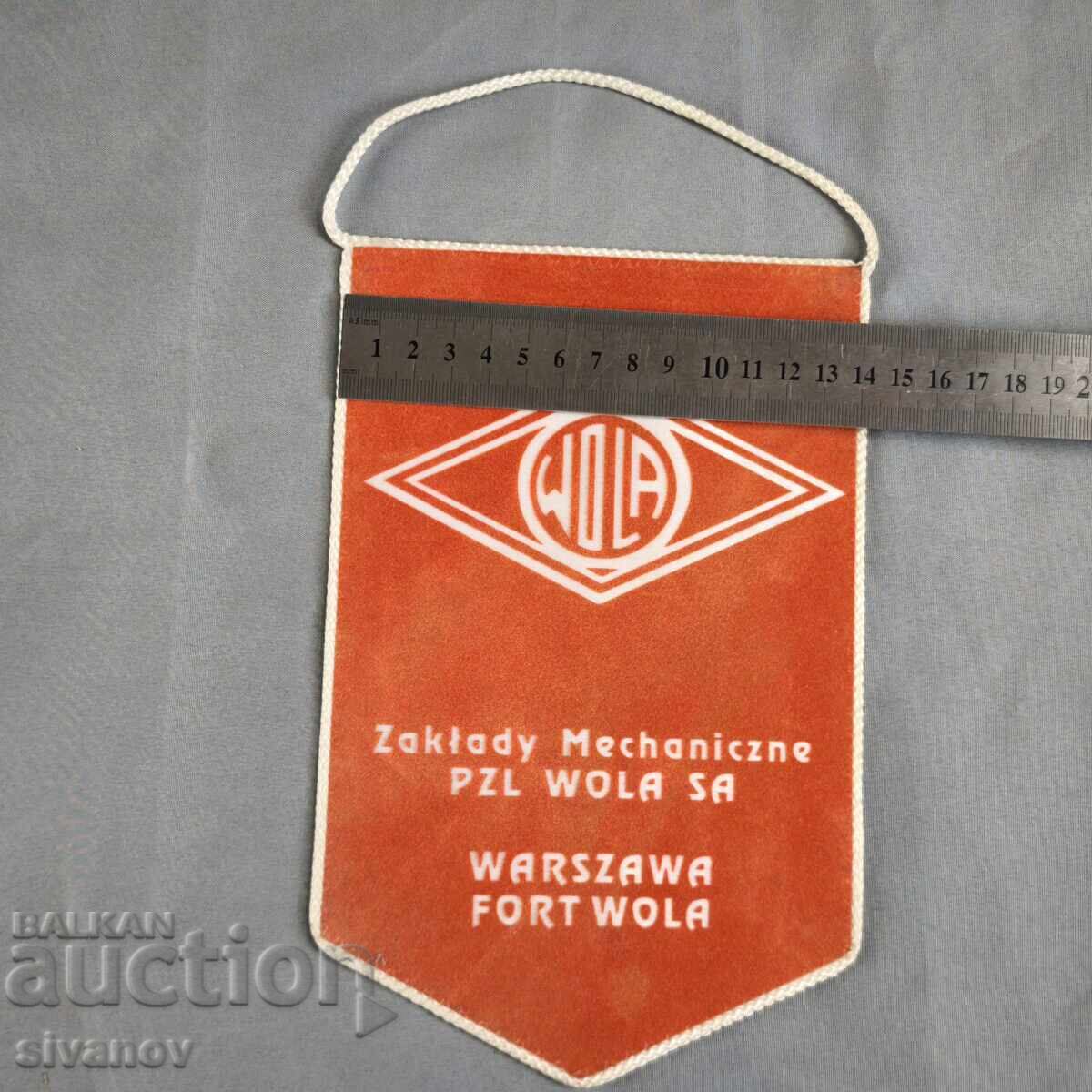 Drapel steag PZL WOLA polski zavod za dizelovi dvigateli #6374 - 7