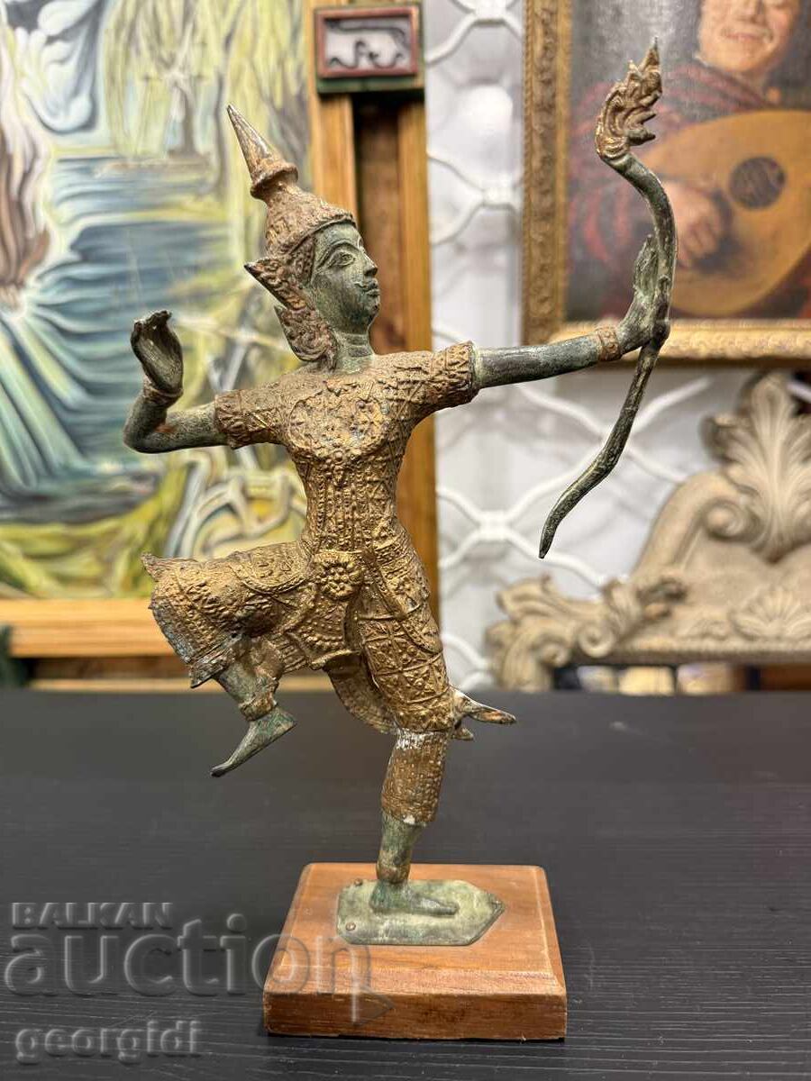 Figurină thailandeză din bronz a prințului Rama. Nr. 7992 cu preț € 85.00 | 166.25 BGN