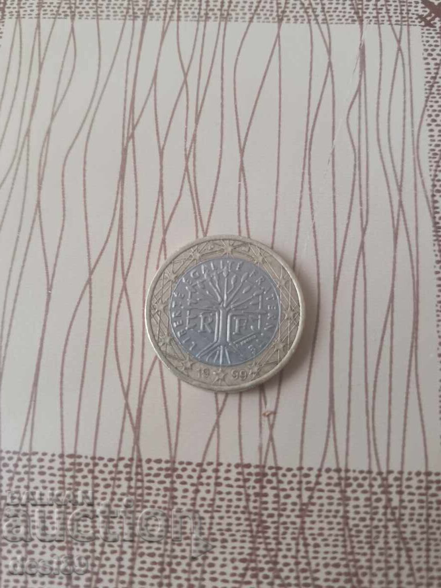 Monedă 1999. Valoare nominală de 1 €