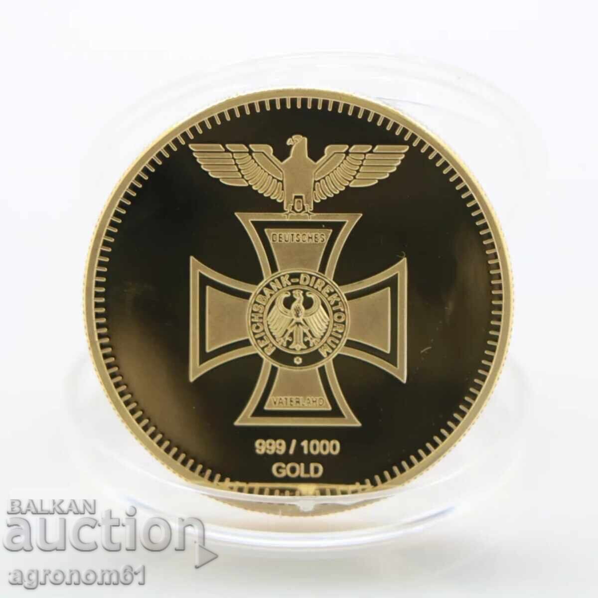 Suveniruri, monede placate cu aur Regele Charles 3 - 6