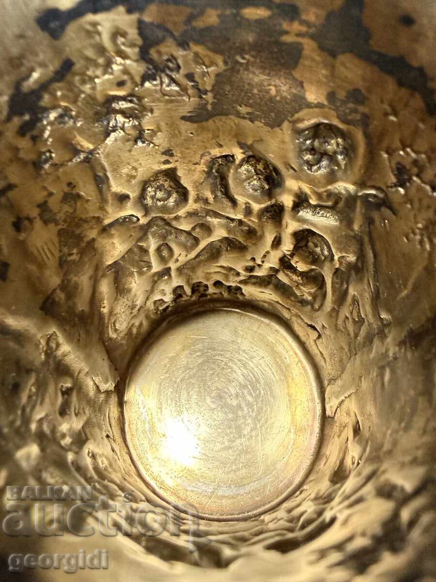 Παράδοση Αυθεντικό ασημένιο κύπελλο - Ροκοκό. Αρ. 7995