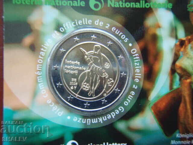 Licitație 2 Euro 2025 Belgia "Loteria" / Belgiya (1) - Unc (2 euro)
