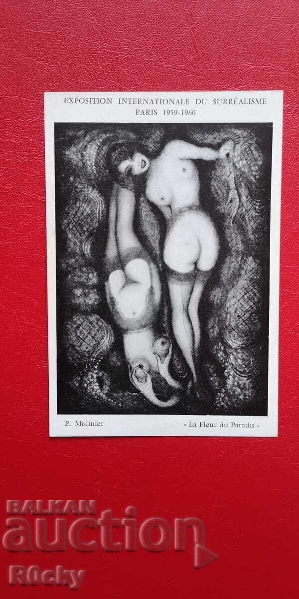 Molinier "Florile Paradisului" expoziție de suprarealism Paris 1959