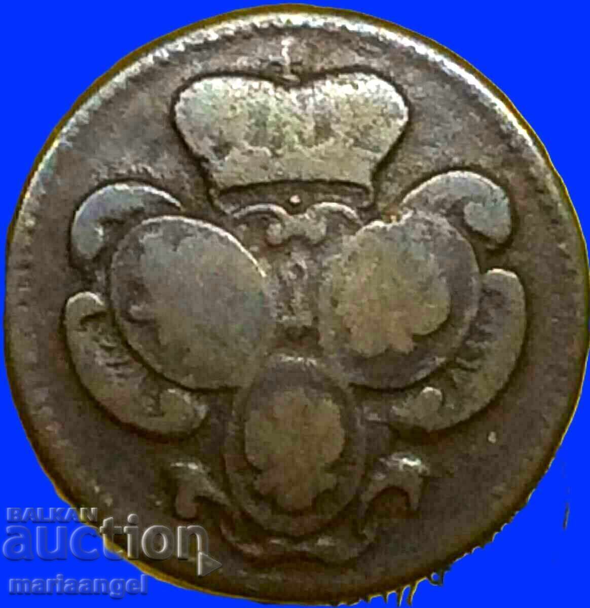 Livrarea 1 groș 1768 Austria pentru Cehia M.Terezia Boemia 23mm rară