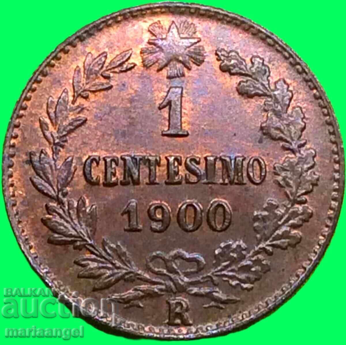 1 centesimo 1900 Ιταλία Umberto I UNC - για συλλογή - 7