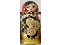 Matrioșka SEMIONOVKA - Mare, 10 bucăți (zece bucăți în set)