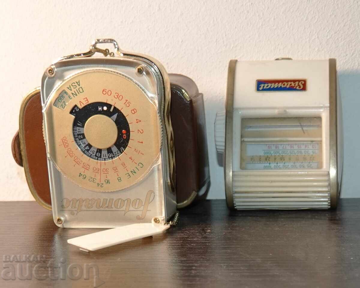 Δημοπρασία 8 φωτόμετρα, 2 μηχανικά, το ένα με μπαταρία, ιδιαίτερα
