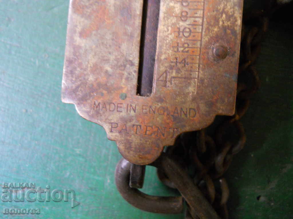 Delivery of Old English palanza scale - 1941 Delivery of Old English palanza scale - 1941