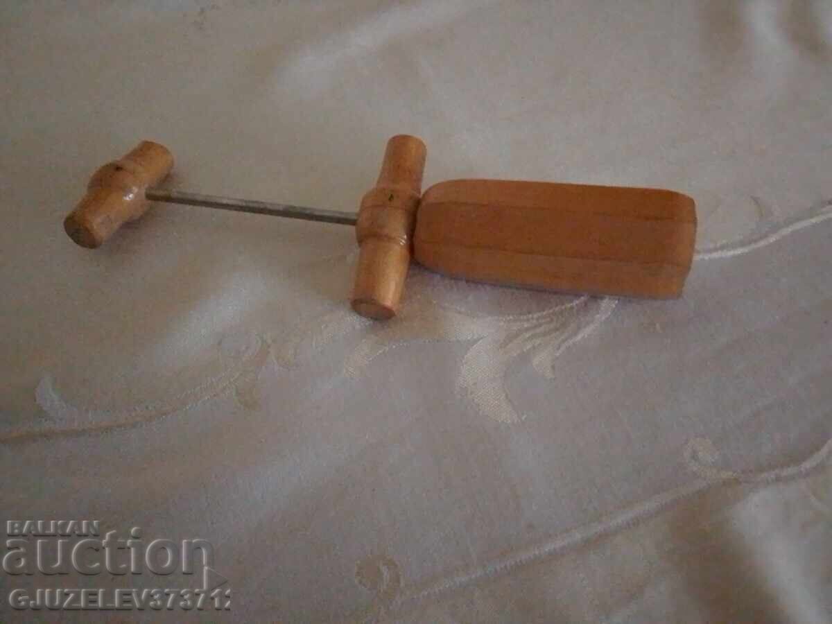 Licitație Retro turboșon din lemn, lucrat manual