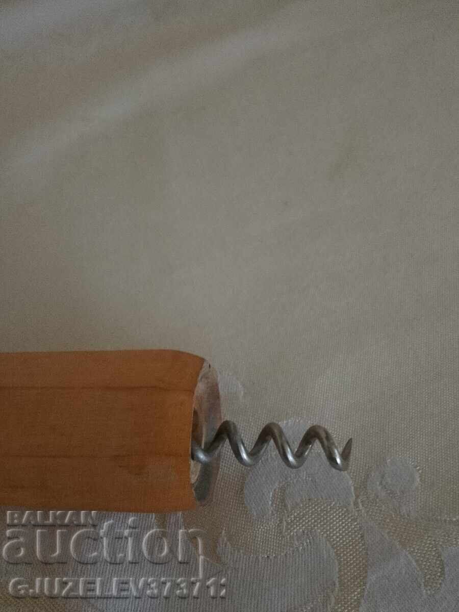 Retro turboșon din lemn, lucrat manual - 5