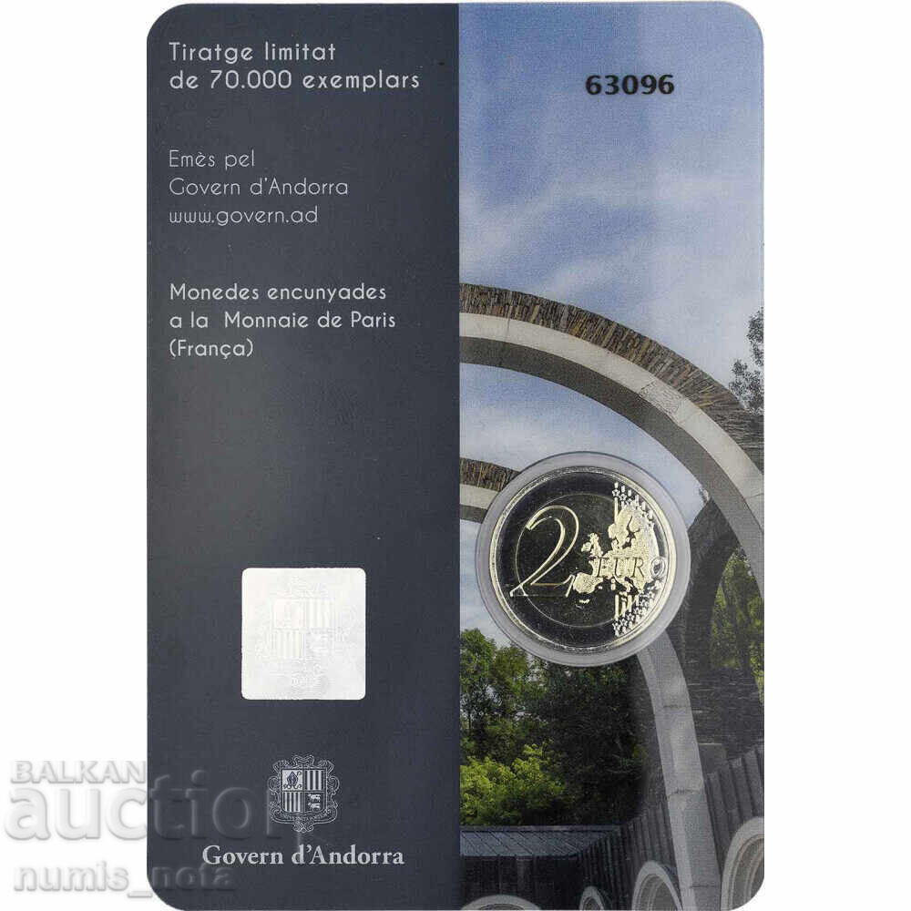 Licitație Andorra 2 euro 2021 Încoronarea Fecioarei Maria de la Meritxell