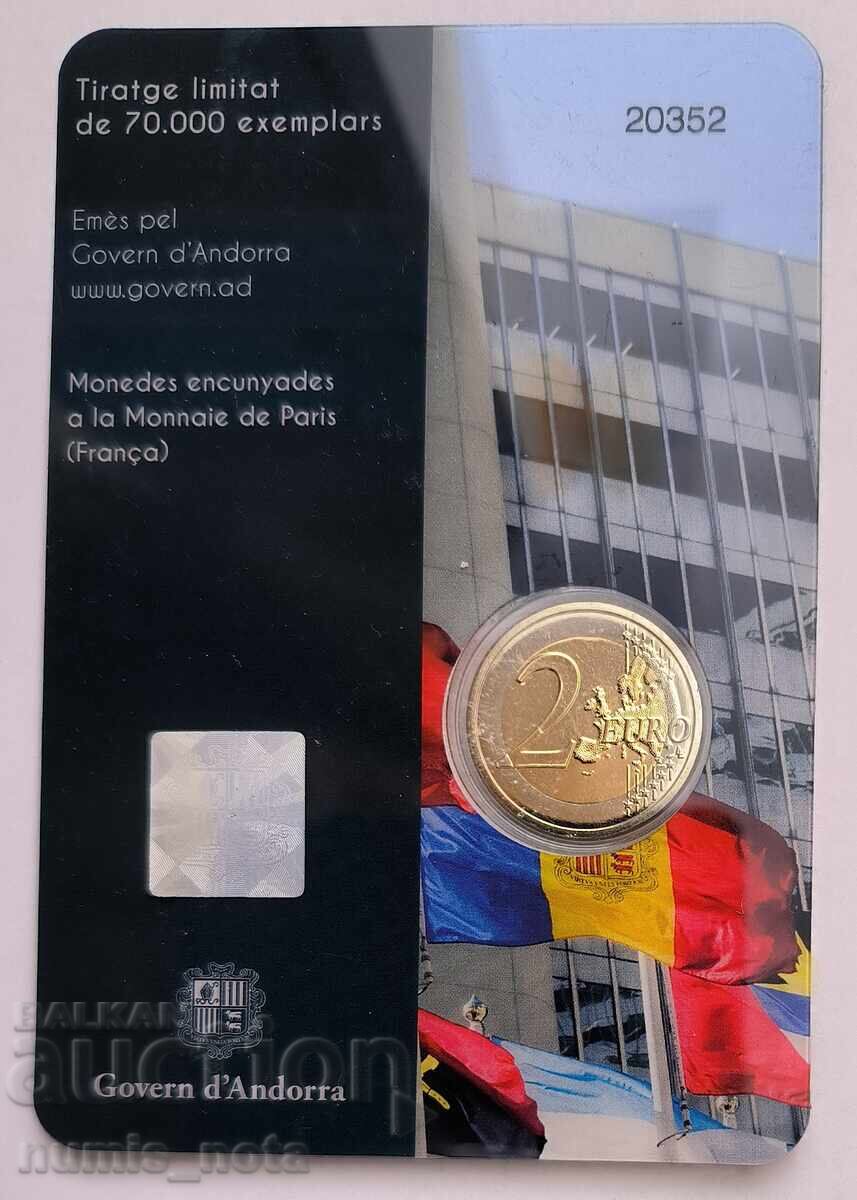 Ανδόρα 2 ευρώ 2023 30 χρόνια - Ένταξη της Ανδόρας στον ΟΗΕ - 5
