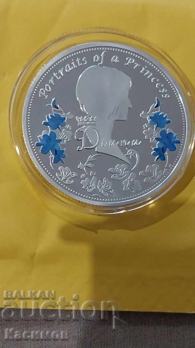 Plachetă comemorativă argintată Prințesa Diana Comemorativă cu preț € 5.00 | 9.78 BGN