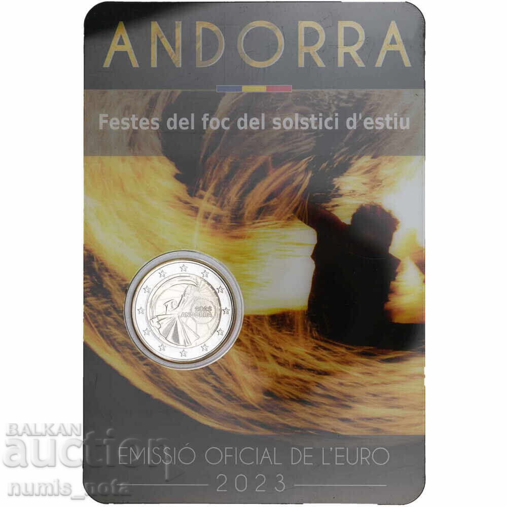 Andorra 2 Euro 2023 Summer Solstice Festivals with price € 34.00 | 66.50 BGN Andorra 2 Euro 2023 Summer Solstice Festivals with price € 34.00 | 66.50 BGN