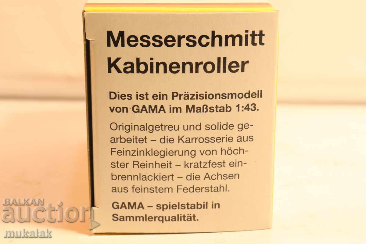 1:43 GAMA MESSERSCHMITT MAȘINUȚĂ MODEL - 5