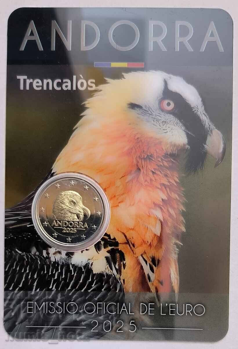 Аукцион Андора 2 евро 2025 Брадат лешояд