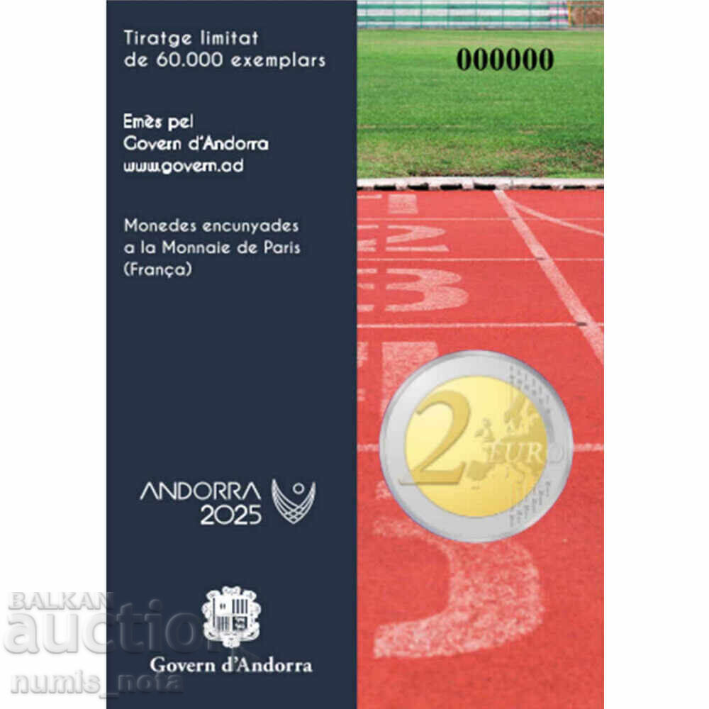 Andora 2 euro 2025 Jocuri ale statelor mici cu preț € 34.00 | 66.50 BGN