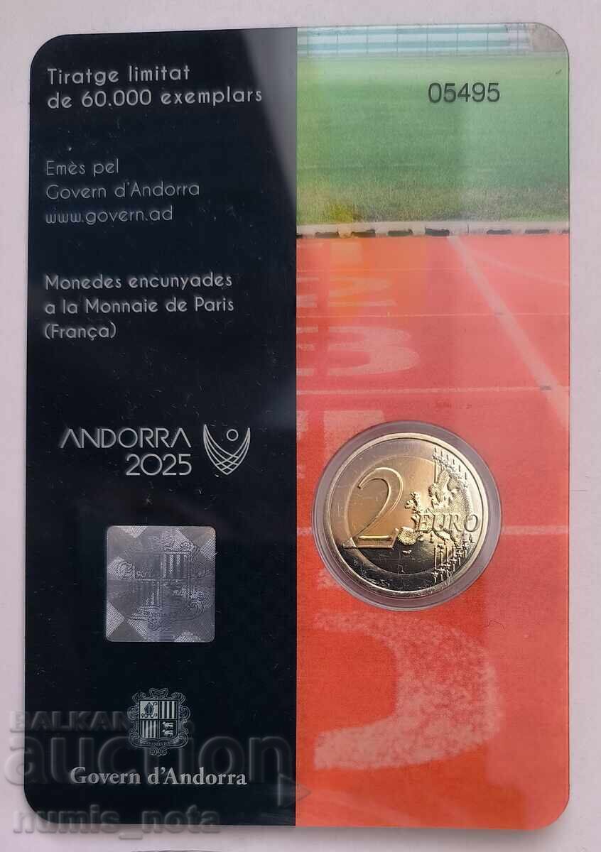 Livrarea Andora 2 euro 2025 Jocuri ale statelor mici