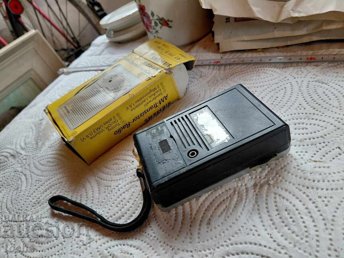 Δημοπρασία παλιό ραδιόφωνο Siemens, λειτουργεί