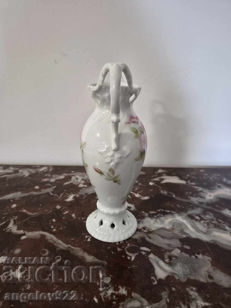 Γαλλικός αμφορέας πορσελάνης LIMOGES - 5