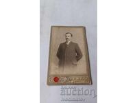 Снимка Мъж с мустаци Картон София 1909