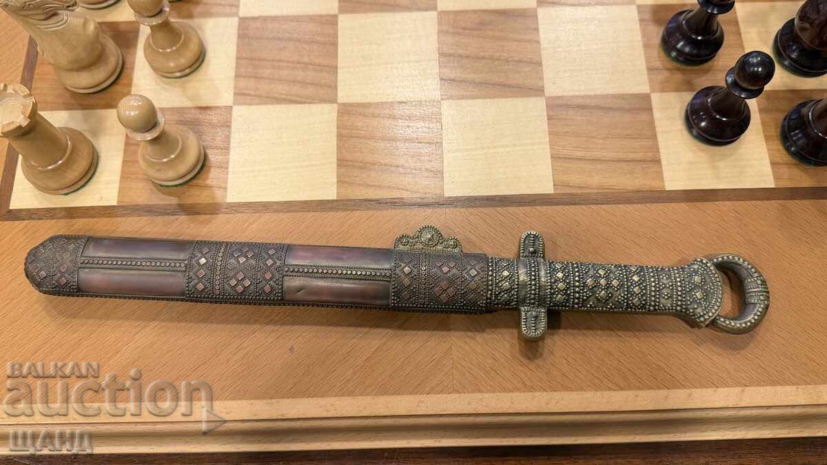 Μειωμένο Μουσείο Αντίγραφο Σπαθί του Χαν Κουμπράτ Σπαθί Σαβρ Σαΐφ - 5