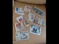 Vechi mărci poștale, tăieturi, cărți, diverse