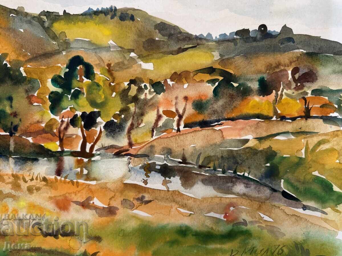 Kiril Milanov akvarel 1976g - 6