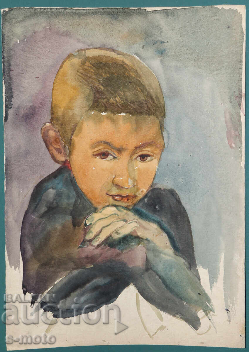 Πορτρέτο παιδικό ακουαρέλα με τιμή € 100.00 | 195.58 BGN Πορτρέτο παιδικό ακουαρέλα με τιμή € 100.00 | 195.58 BGN