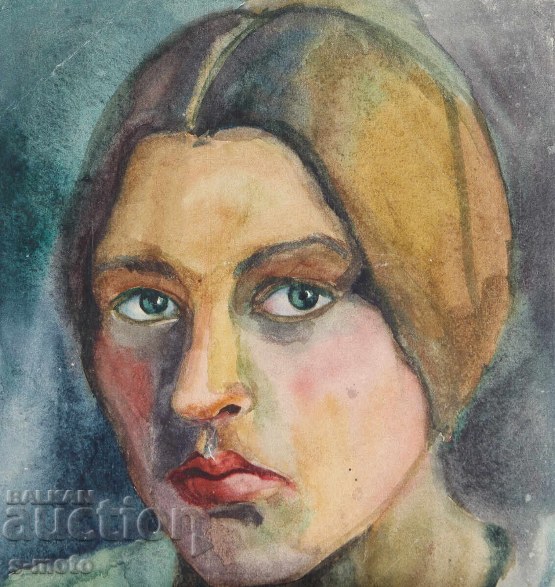 Livrarea Pictură acuarelă portret feminin