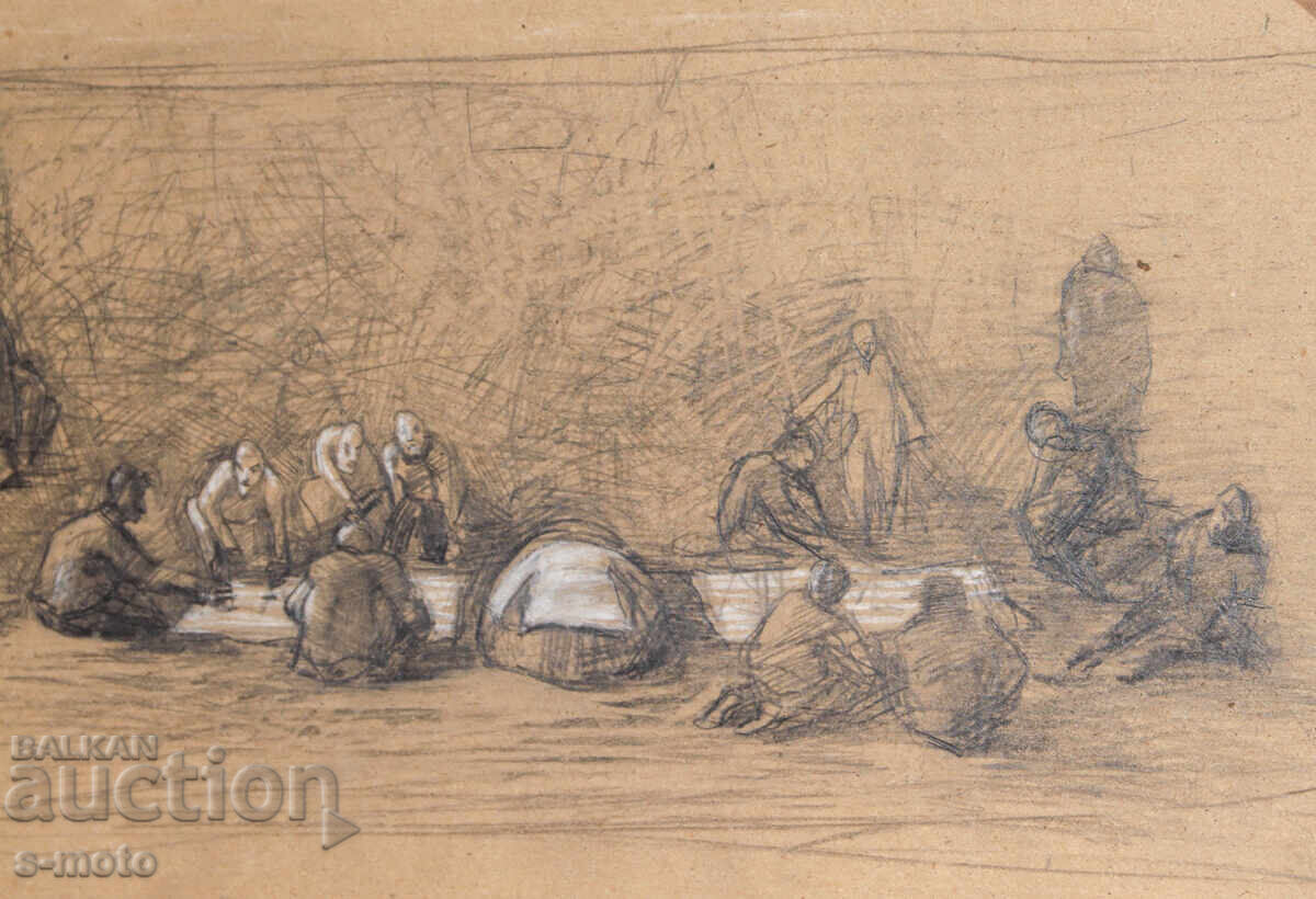 Σχέδιο μολύβι σύνθεση φιγούρας - 5