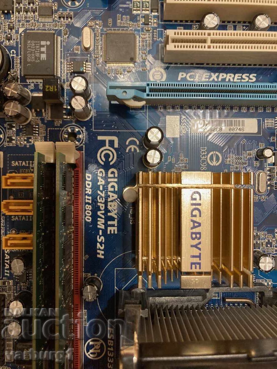 Motherboard GA-73PVM-S2H, 4GB RAM, Core 2 E4800 3GHz with price € 10.00 | 19.56 BGN