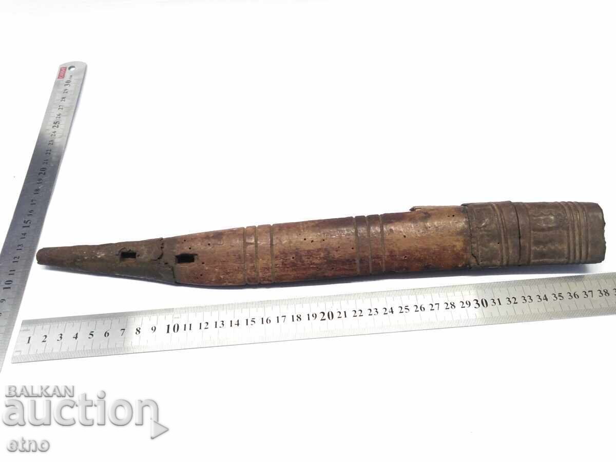 AUTHENTIC DOUBLE SHEATH FOR LARGE AND SMALL KNIFE, KARAKUL with price € 46.00 | 89.97 BGN