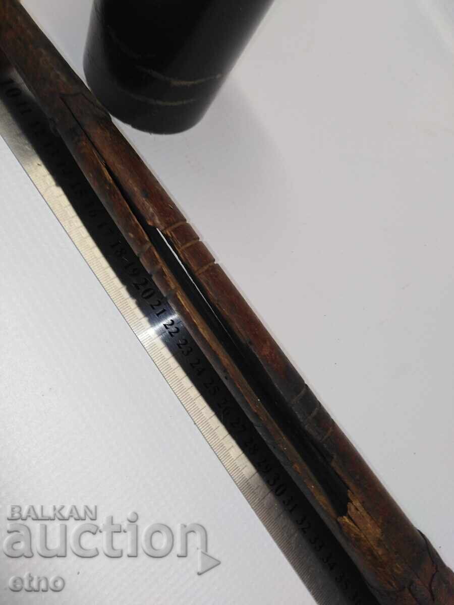 AUTHENTIC DOUBLE SHEATH FOR LARGE AND SMALL KNIFE, KARAKUL - 5