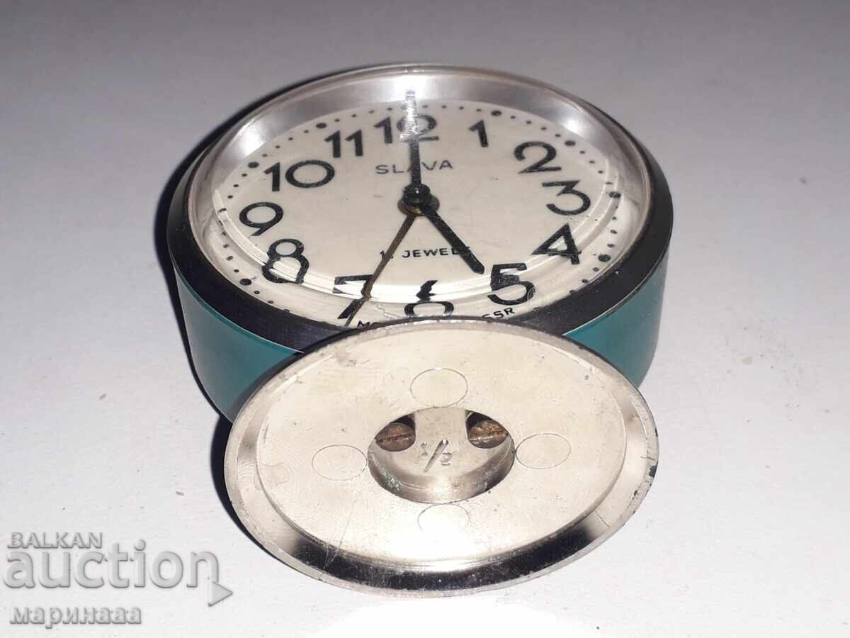 Auction  Mechanical Alarm Clock "Slava". USSR