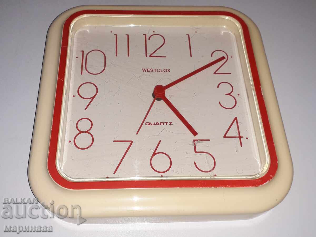 Auction  WALL VINTAGE CLOCK. ENGLAND. ''WESTCLOX''