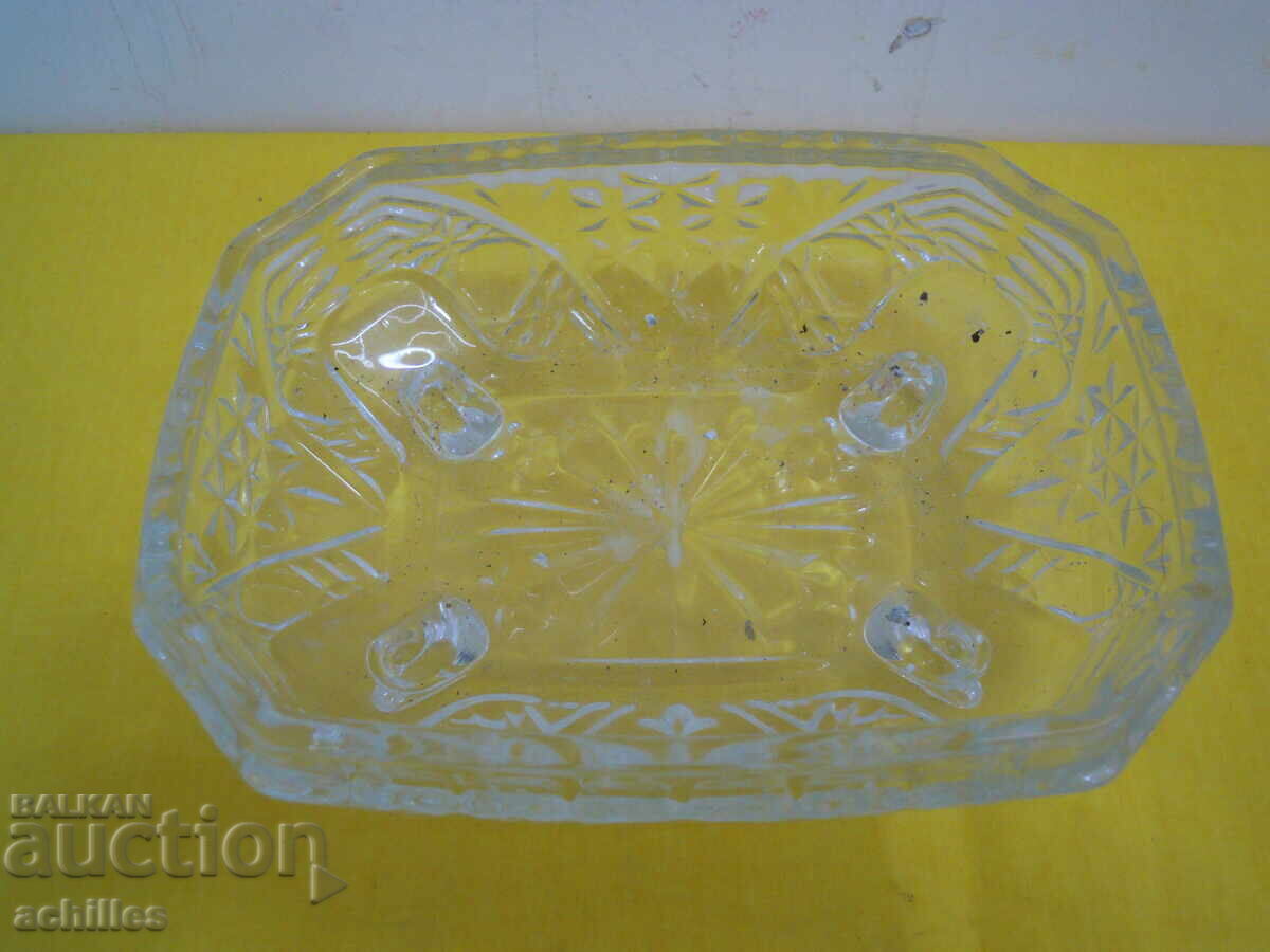glass candy bowl with price € 5.00 | 9.78 BGN