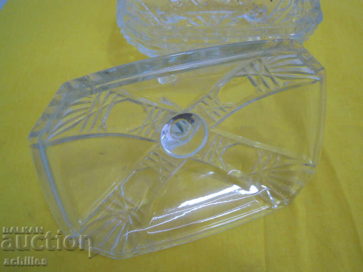 Auction  glass candy bowl