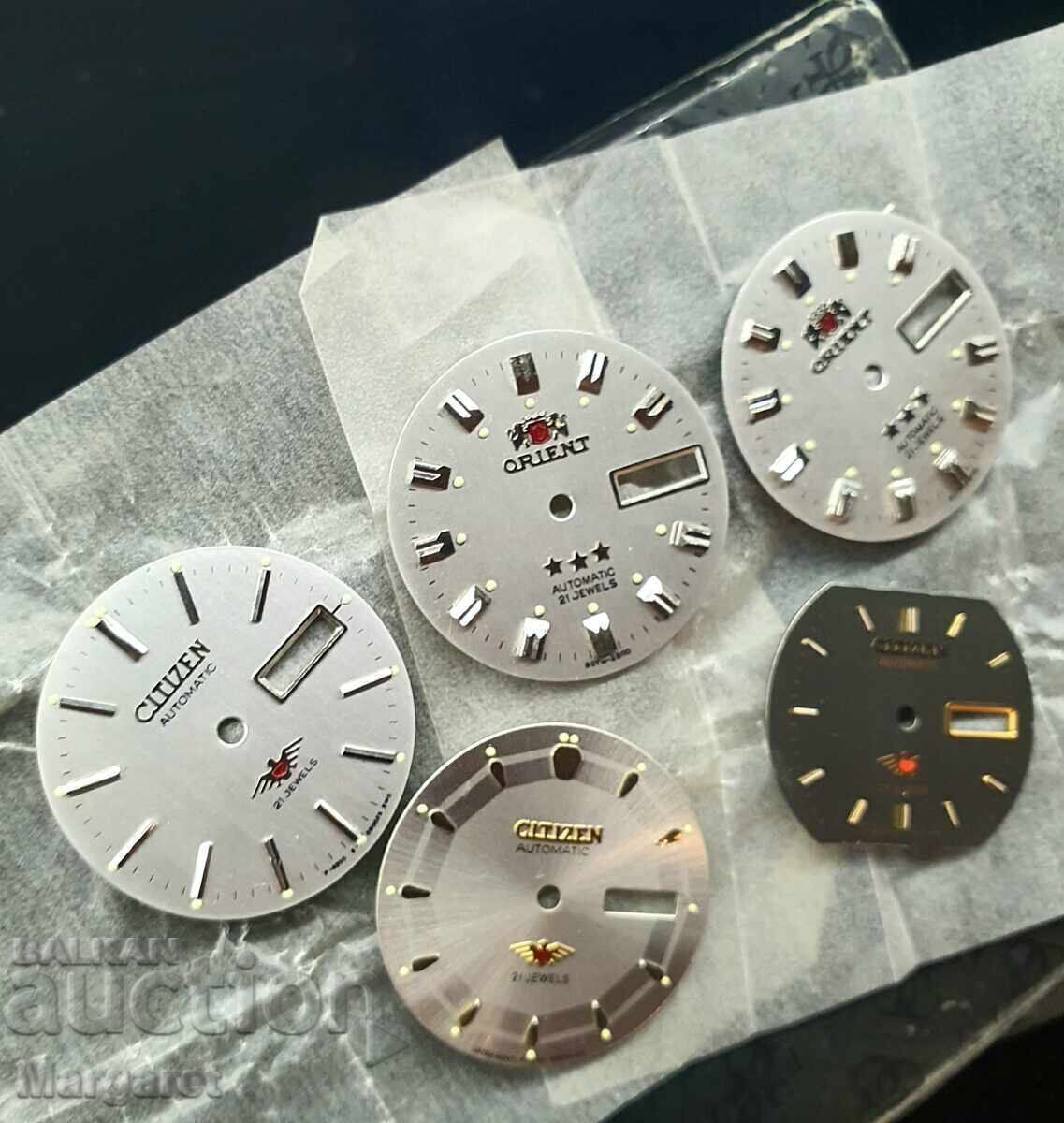 NOVI TSIFERBLATI ZA RŬCHNI CHASOVNITSI ORIENT CITIZEN με τιμή € 90.00 | 176.02 BGN