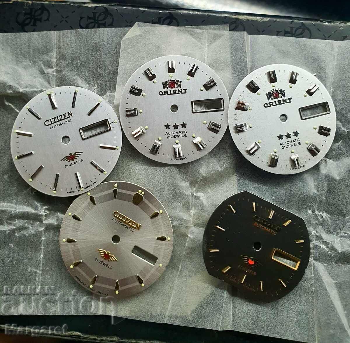 NOVI TSIFERBLATI ZA RŬCHNI CHASOVNITSI ORIENT CITIZEN