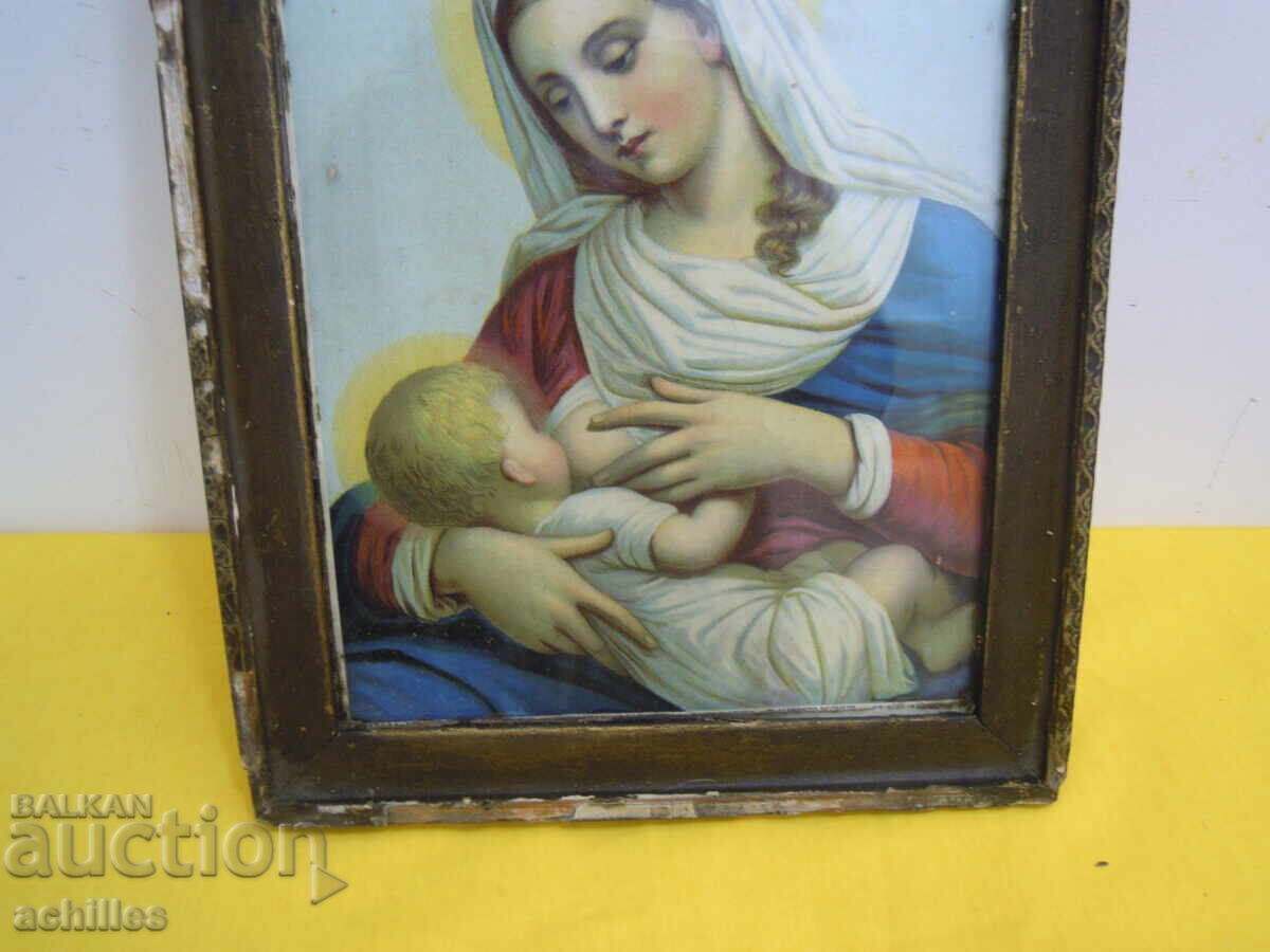 Auction  OLD ICON chromolithograph