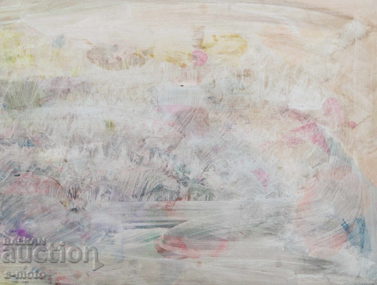 Tablou acuarelă peisaj abstract - 5