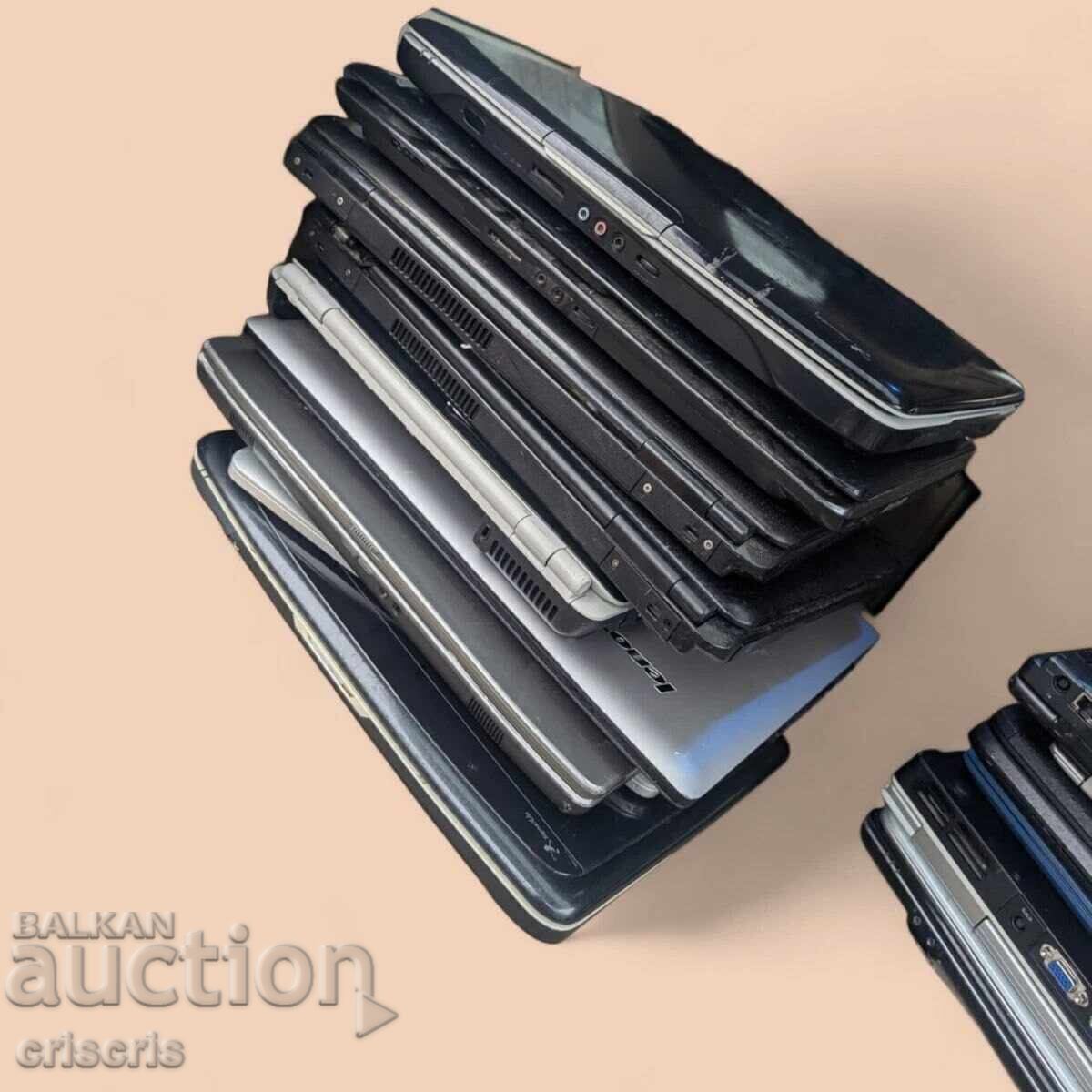 Auction  Lot of 20 laptops, various brands Dell, HP, Lenovo, Acer, Ap