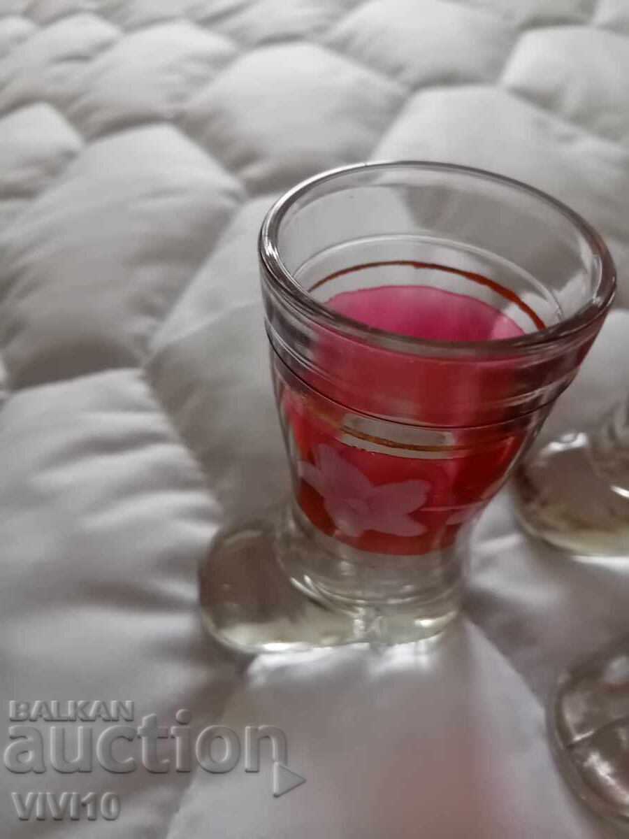 Livrarea Serviciu vechi, sticlă și 6 pahare