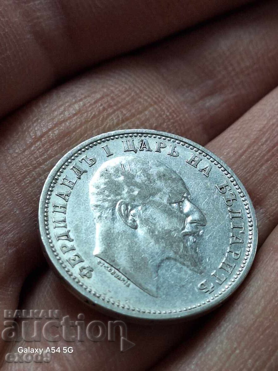 Ασήμι, Νόμισμα 1 Λεβ 1910 / BZC! - 5